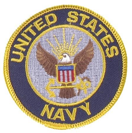 PATCH U.S. NAVY 80 MM DIAMETER | Military Tactical \ Patches ...