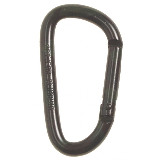 ALUMINIUM CARABINER - CAMO - MFH® - 6 MM x 6 CM 6 mm x 6 cm | Military ...