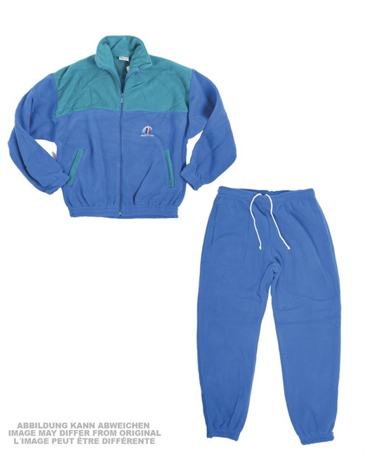 FRENCH TRACKSUIT - BLUE - MILITARY SURPLUS - LIKE NEW - (SIZES 96-120 ...