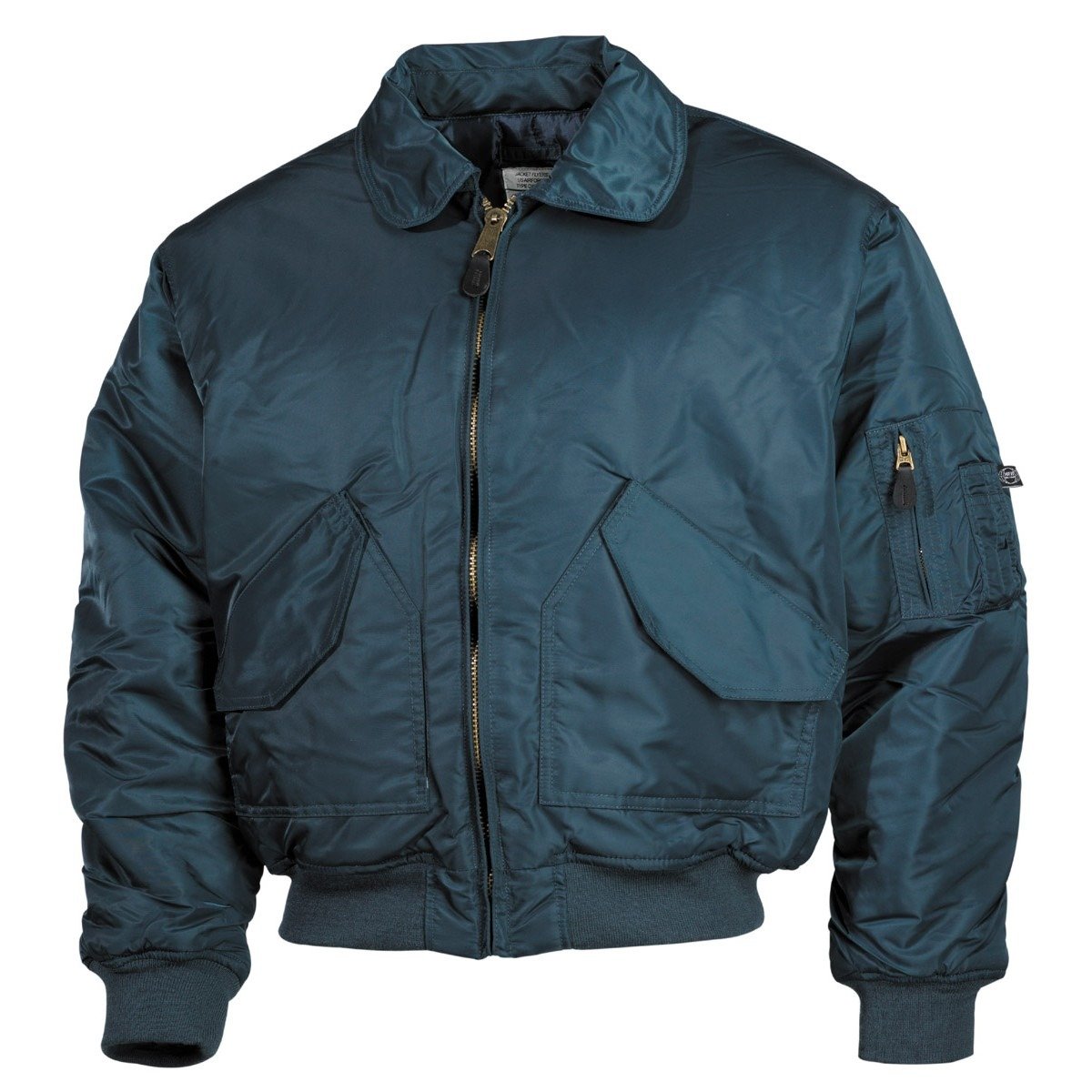 MFH CWU bomber pilot jacket, blue Blue | Apparel \ Jackets \ Flight ...