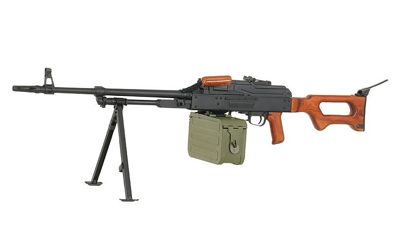 Replica riffle gun PKM Real Wood [P&J] | Airsoft \ Automatic Electric ...