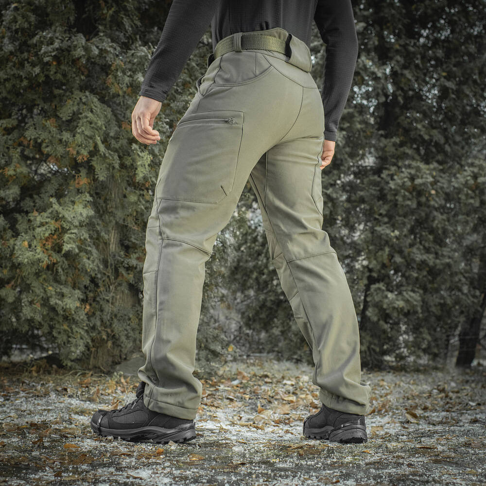  M-Tac Winter Tactical Pants For Men Softshell Insulated  Fleece Lined Cargo Pants