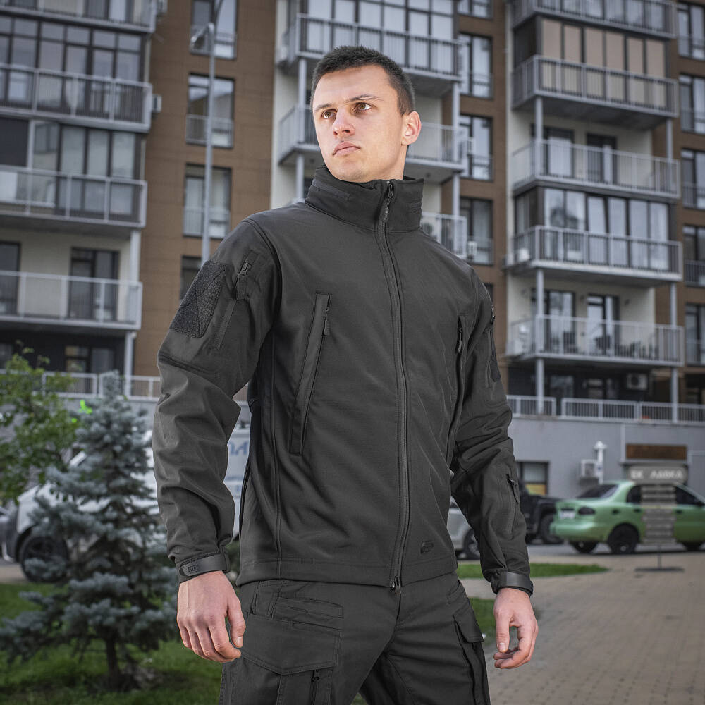 Police soft shell discount jacket