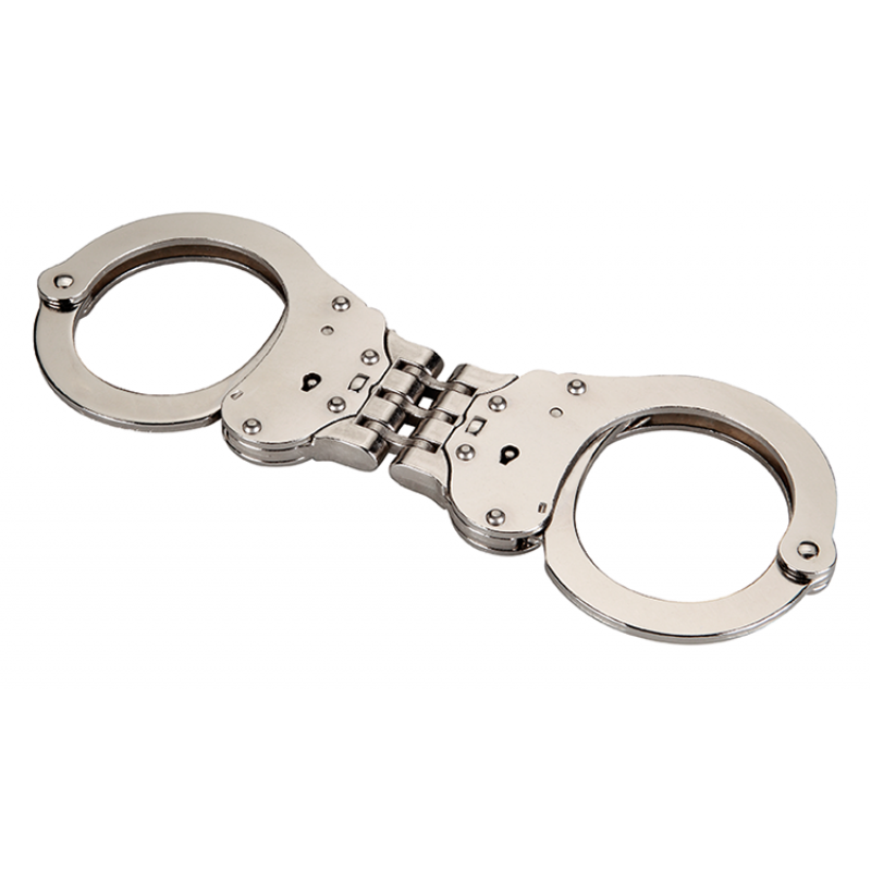 Steel-hinged handcuffs - Silver | Police, EMS & Fire \ Various Military ...