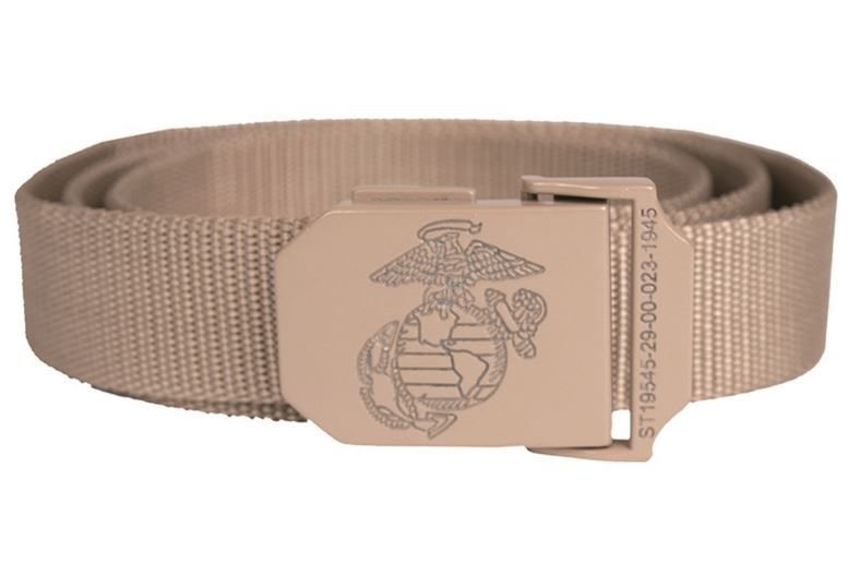 USMC Khaki 30 MM WEB BELT Khaki | Apparel \ Belts \ Trouser Belts ...
