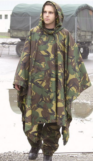 Dutch Army Camo Poncho - Used | Surplus \ Used \ Wet Weather Wear \ Ponchos militarysurplus.eu | Army Navy Surplus - | Big variety - Cheap prices