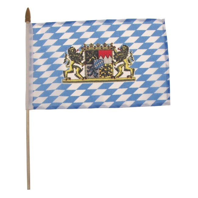  Flag " Bavaria ", 10x15 cm