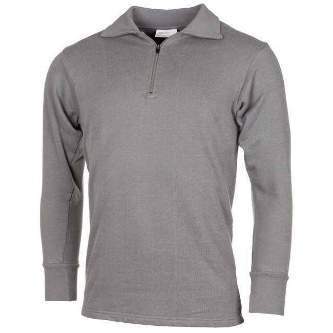  NL long sleeve-undershirt, with zipper, grey - used