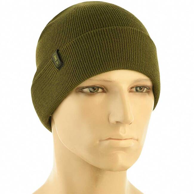 ACRYLIC FABRIC KNITTED WATCH CAP - OLIVE - M-TAC