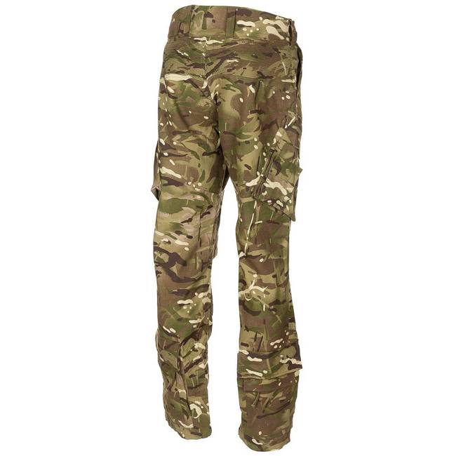 "AIRCREW" FIRE RESISTANT PANTS - CAMOUFLAGE MTP - MILITARY SURPLUS BRITISH ARMY - USED