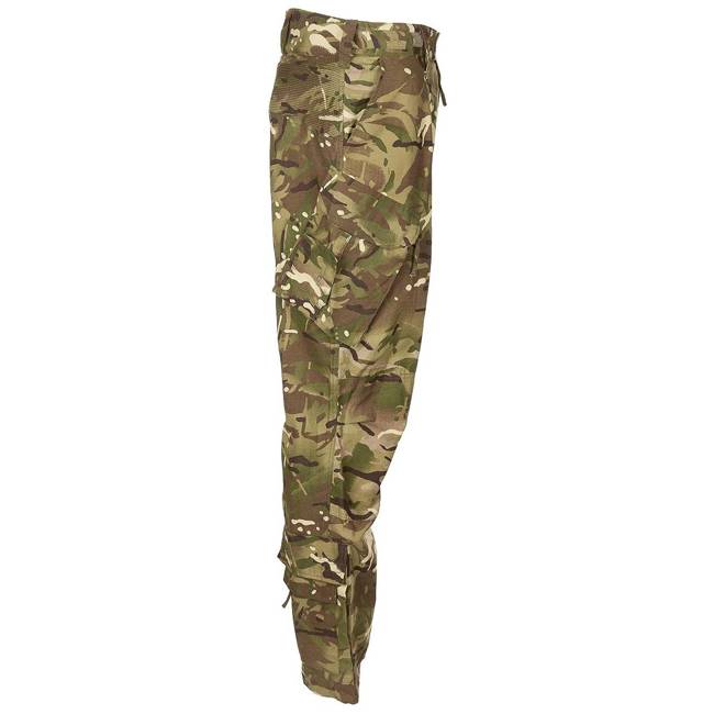 "AIRCREW" FIRE RESISTANT PANTS - CAMOUFLAGE MTP - MILITARY SURPLUS BRITISH ARMY - USED