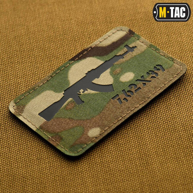 AKM PATCH 7,62 x 39 LASER CUT - MULTICAM/BLACK - M-TAC