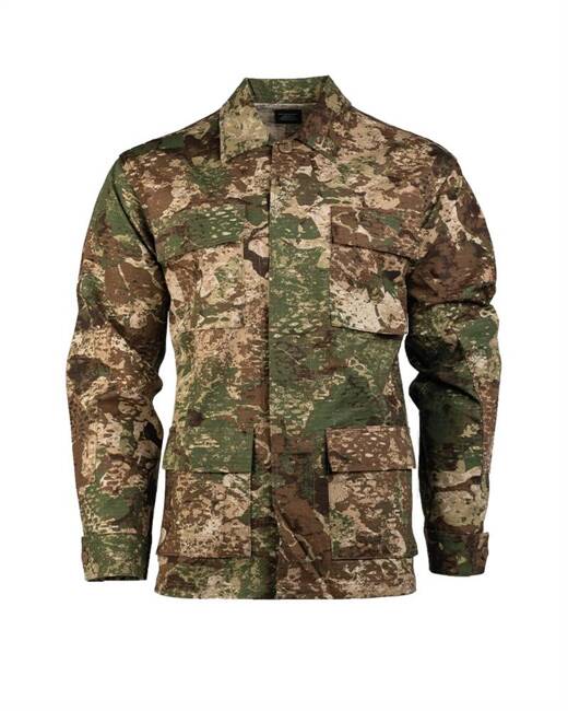 AMERICAN BDU FIELD JACKET WITH RIPSTOP FABRIC, PHANTOMLEAF WASP I Z2 - MIL-TEC