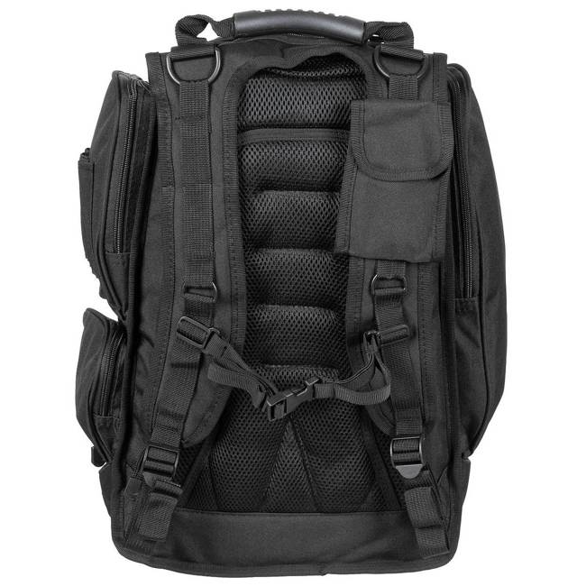 BACKPACK - "US NATIONAL GUARD" - 40 L - MFH® - BLACK