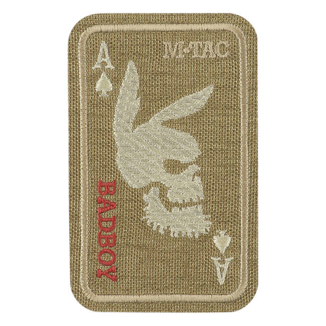 BAD BOY PATCH (embroidered) - COYOTE - M-TAC