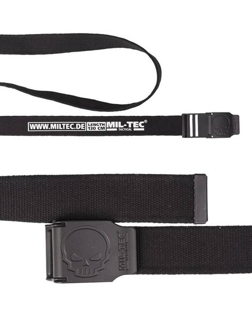 BELT "SKULL" - 40 MM - Mil-tec® - BLACK