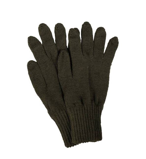 BLACK US-TYPE LEATHER GLOVES - MILITARY SURPLUS FROM THE BELGIAN ARMY - LIKE NEW