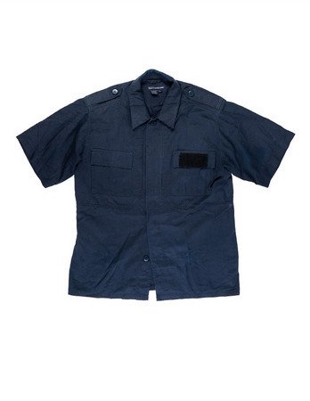 BRITISH BLUE WORK SHIRT SHORT SLEEVE USED