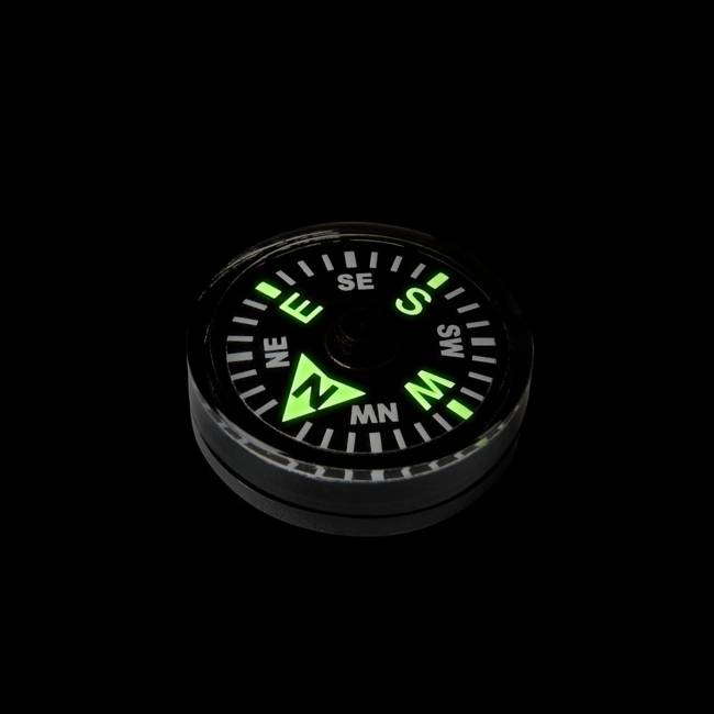 BUTTON COMPASS - LARGE - BLACK - HELIKON