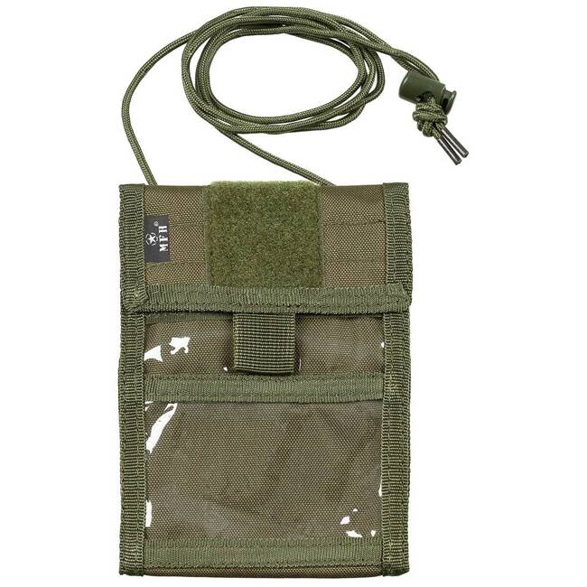 Badge holder - ID, OD green - MFH