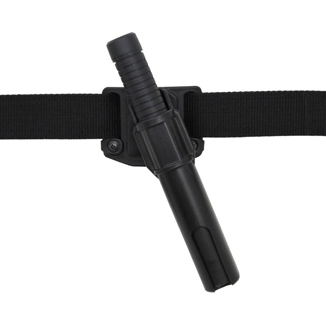 Baton Holder, 16 cm, rotatable, black