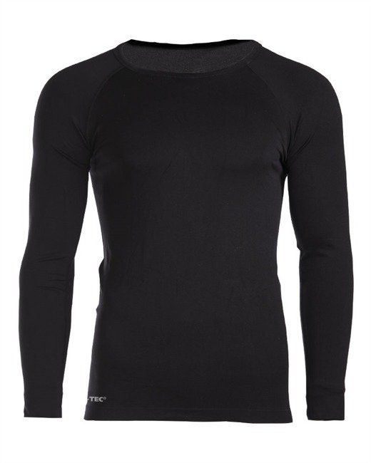 Black LONG SLEEVE SHIRT MIL-TEC® SPORTS