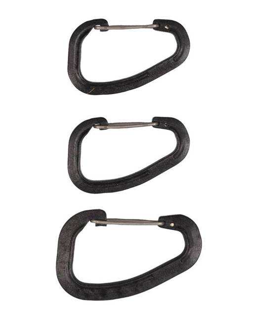 Black accessory carabiner set wildo®