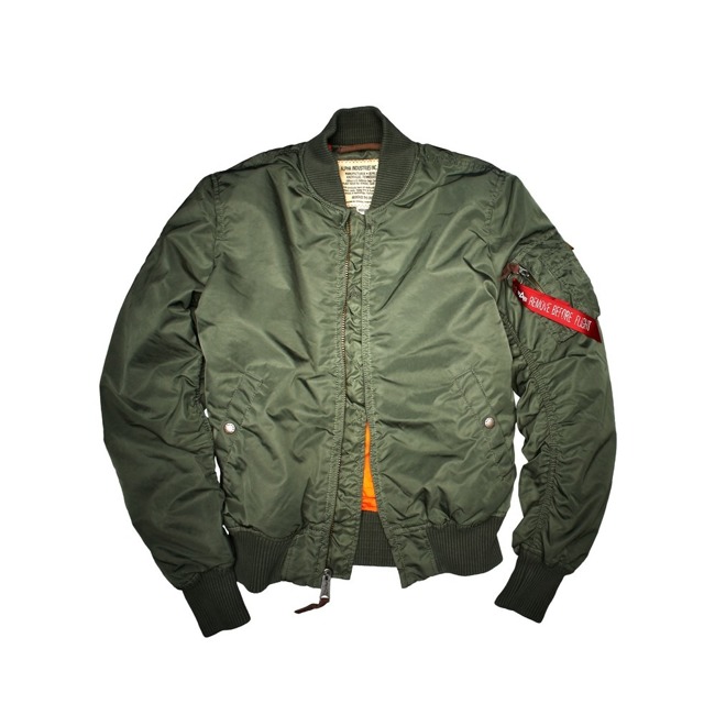 Bomber & Flight Jacket  MA-1 VF 59 - Alpha Industries - sage-green