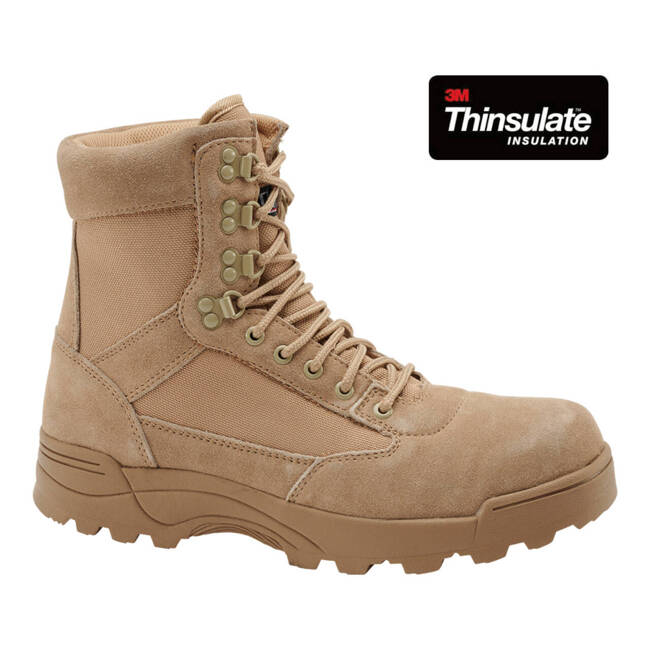 Brandit Tactical 9-eye Boots - Camel