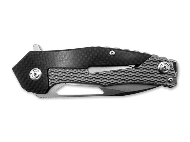 CHIBS STONE BLACK POCKET KNIFE - BOKER 