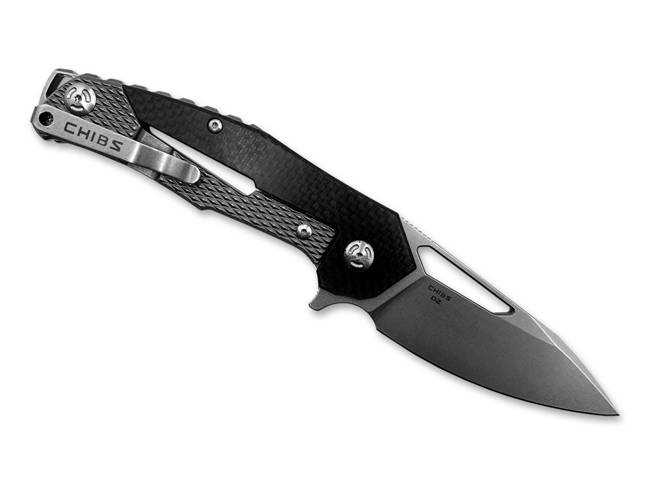 CHIBS STONE BLACK POCKET KNIFE - BOKER 