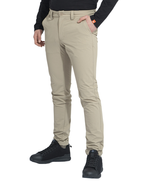 CHINO PANTS - "ALLURE " - PENTAGON® - GRAY - LENGTH 30″