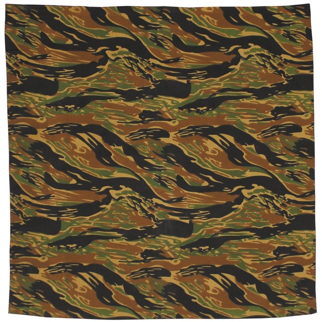 CLASSIC BANDANA - 55 x 55 CM - MFH® - TIGER STRIPES