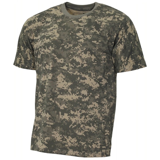 COTTON T-SHIRT - "STREETSTYLE" -  AMERICAN ARMY STYLE - MFH® - AT-DIGITAL