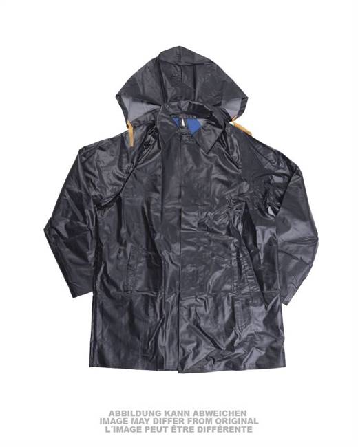 CZECH BLACK RAINCOAT - LIKE NEW