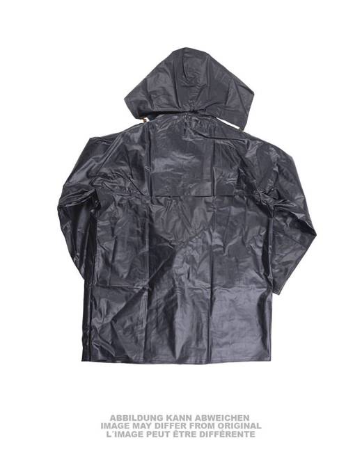 CZECH BLACK RAINCOAT - LIKE NEW