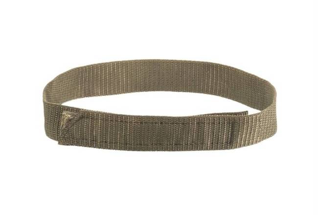 CZECH TEXTILE BELT WITH LOOP AND VELCRO FASTENING, GREEN OD - USED