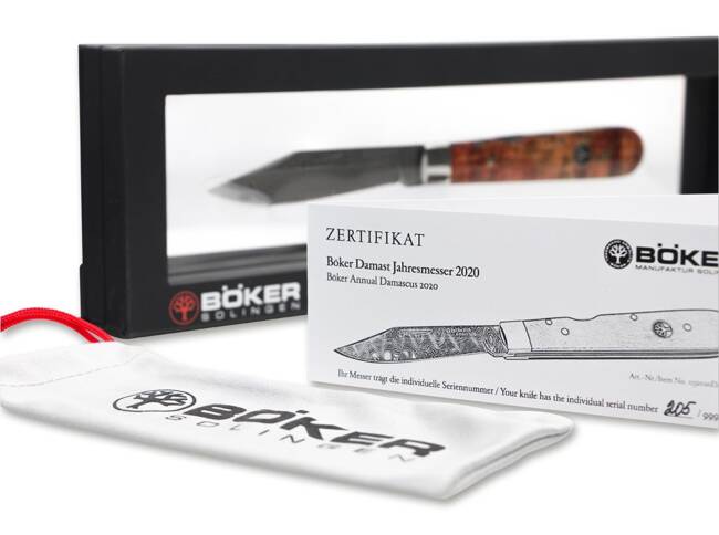 DAMASCUS KNIFE ANNUAL DAMASCUS 2020 - BOKER