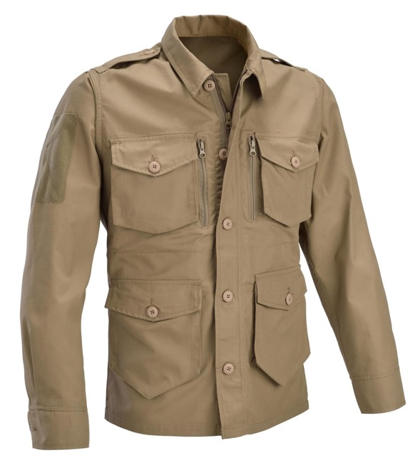 DEFCON 5 PANTHER JACKET RIP STOP POLYCOTTON Coyote Tan