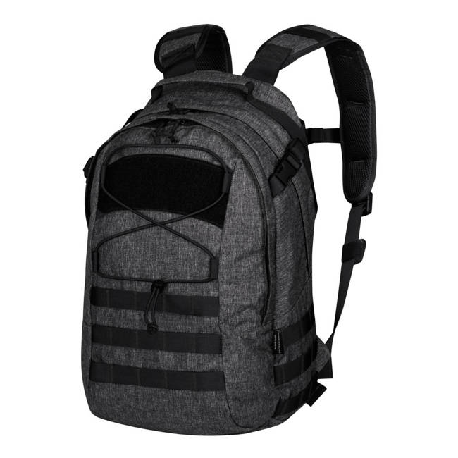 EDC BACKPACK - NYLON POLYESTER BLEND - BLACK/GREY MELANGE - HELIKON