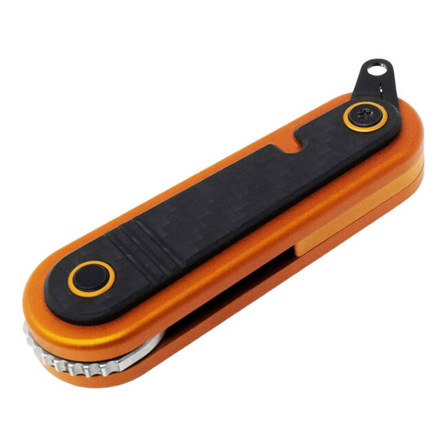 EDC KNIFE SPIRIT ALUMINUM CF ORANGE - REVO