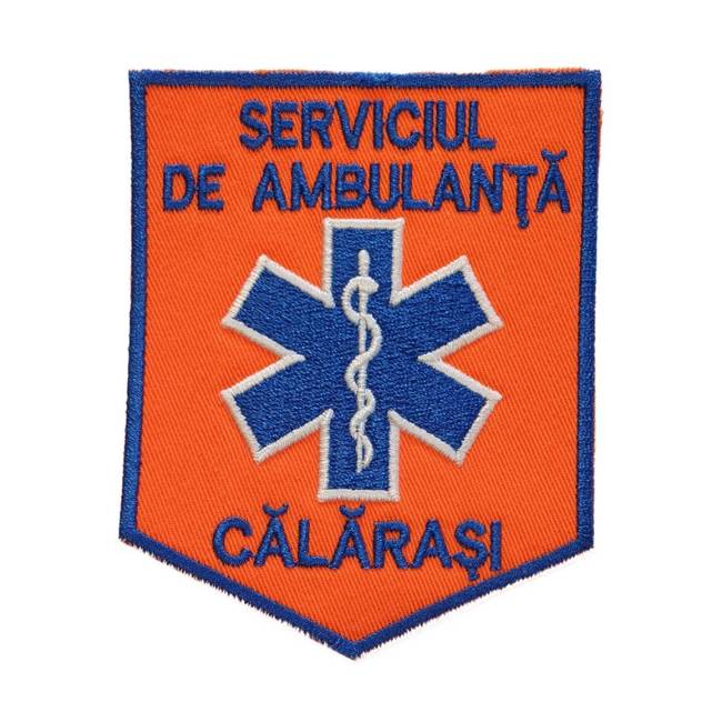 Emblema Ambulanta - SMURD maneca cu aplicare termica