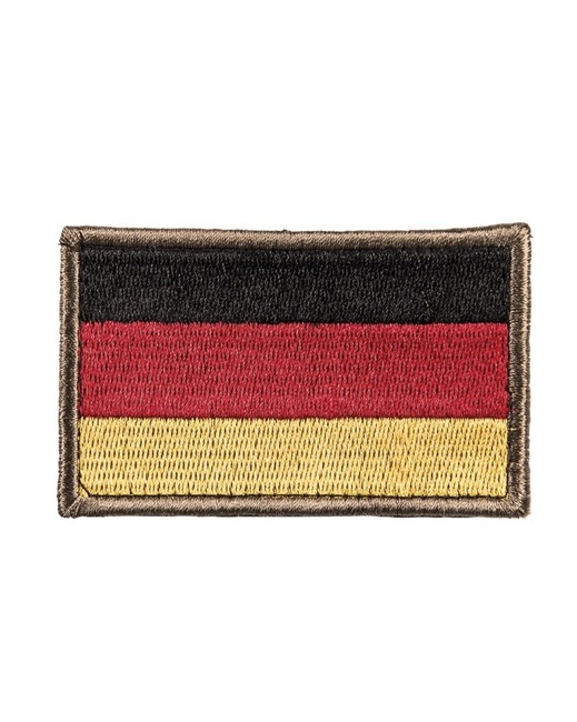 FABRIC PATCH, INSIGNIA WITH HOOK&LOOP CLOSURE - FLAG OF GERMANY - Mil-Tec® - LARGE