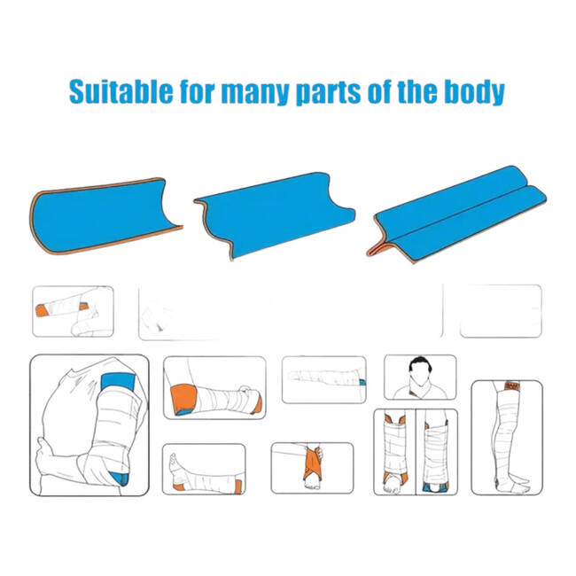 FIRST AID COIL SPLINT - 46 CM - ORANGE