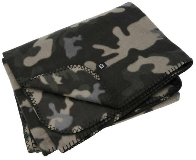 FLEECE BLANKET - DARK CAMO - BRANDIT