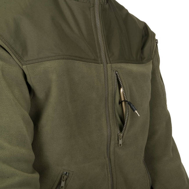 FLEECE JACKET - "CLASSIC ARMY" - Helikon Tex® - OLIVE/BLACK