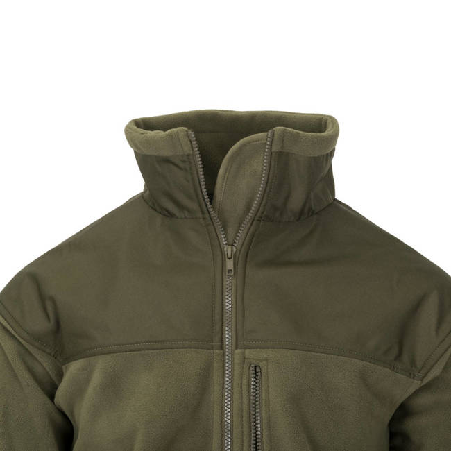 FLEECE JACKET - "CLASSIC ARMY" - Helikon Tex® - OLIVE/BLACK