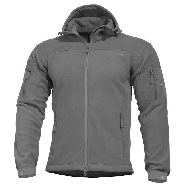 FLEECE JACKET - "HERCULES" - PENTAGON®  - WOLF GREY