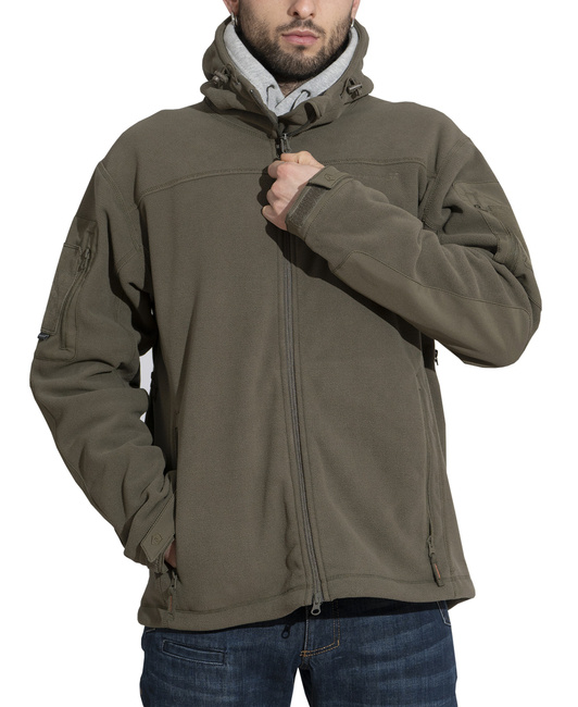 FLEECE JACKET - "HERCULES" - PENTAGON®  - WOLF GREY