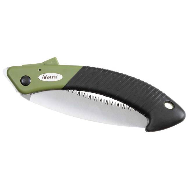 FOLDING SAW - 17 CM - MFH® - OD GREEN/BLACK